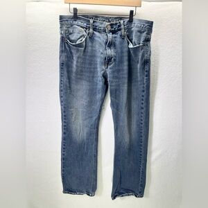 American Eagle Y2K Relaxed Fit Jeans Mens 33/30 100% Cotton Blue Denim 2033